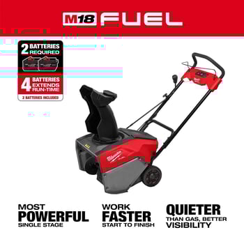 Milwaukee M18 Snow Blower