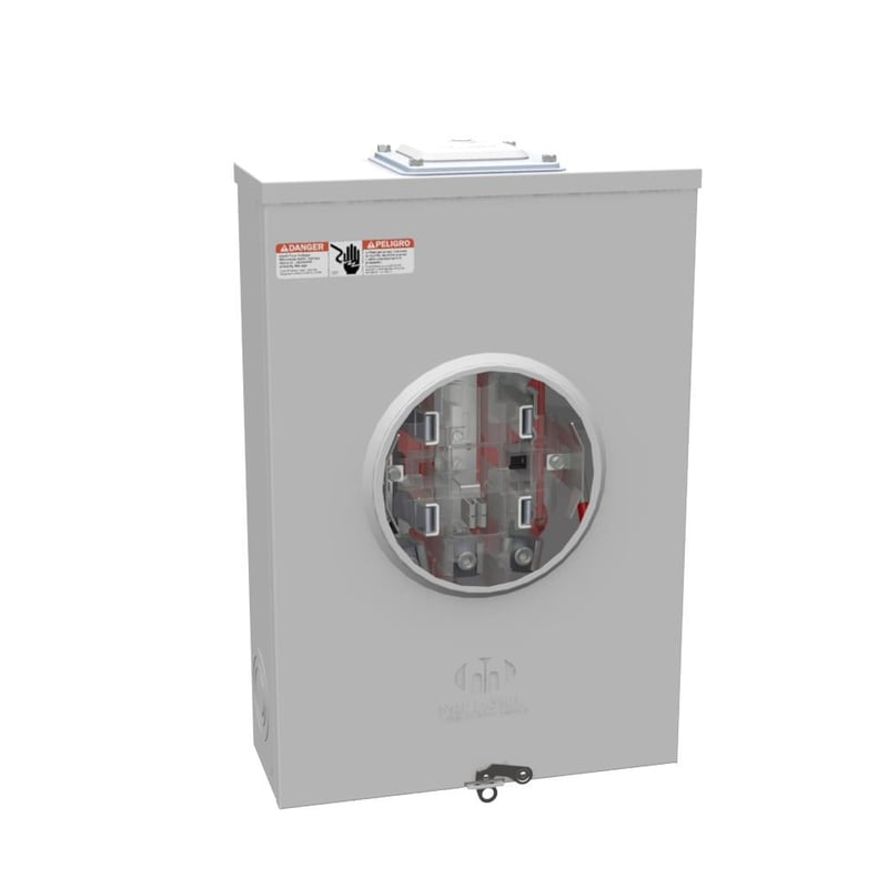 Prise De Compteur Milbank U9551-RXL - 200A, 600V, 5 Terminaux, Sans Anneau - Pour Installation électrique